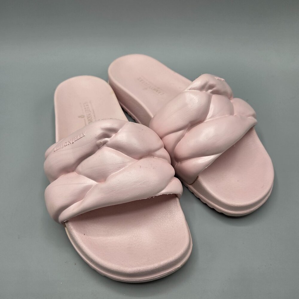 Lemon Jelly Cocoon Sandals Slides Pearl Pink Vegan Size 39